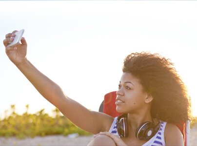 Photo in chat Selfie girl